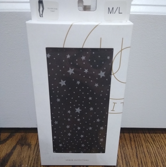 NWT Urban Outfitters Silver Star Tight - Picture 6 of 6